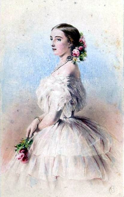 Rusya Büyük Düşesi Olga Feodorovna by Franz Xaver Winterhalter