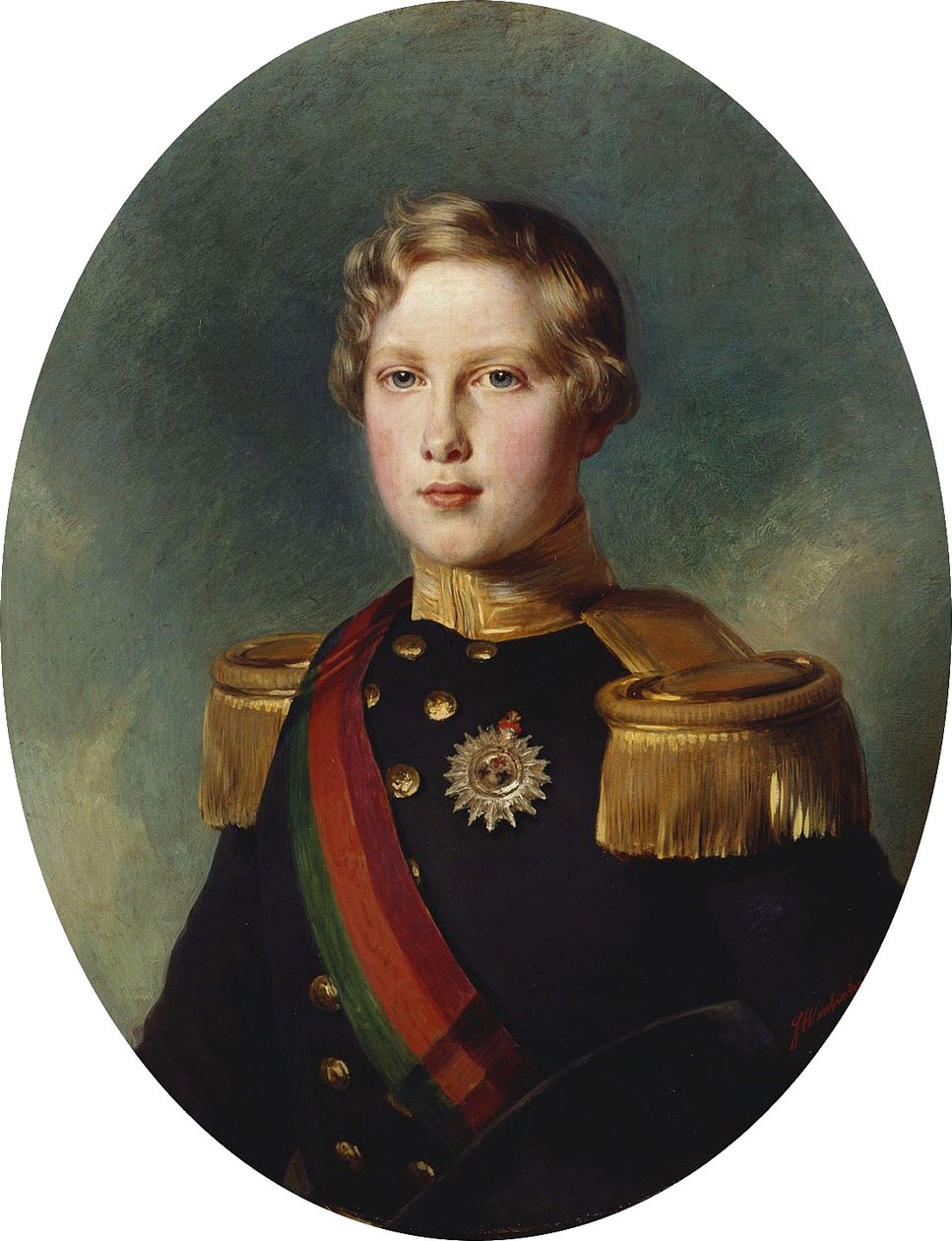 Louis I, Portekiz Kralı by Franz Xaver Winterhalter