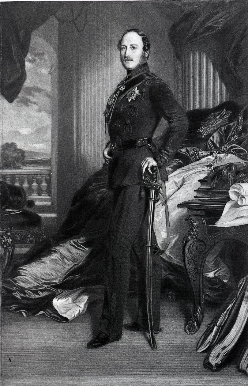 Prens Albert, 1859 resminden sonra by Franz Xaver Winterhalter
