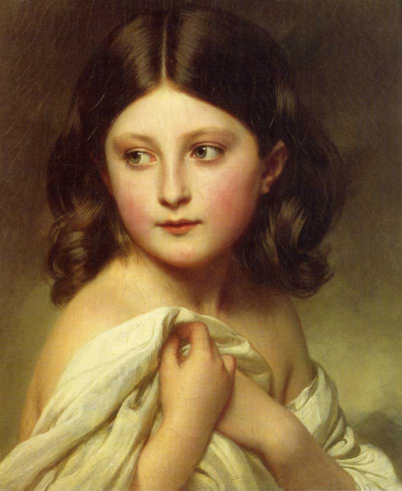 Belçika Prensesi Charlotte by Franz Xaver Winterhalter