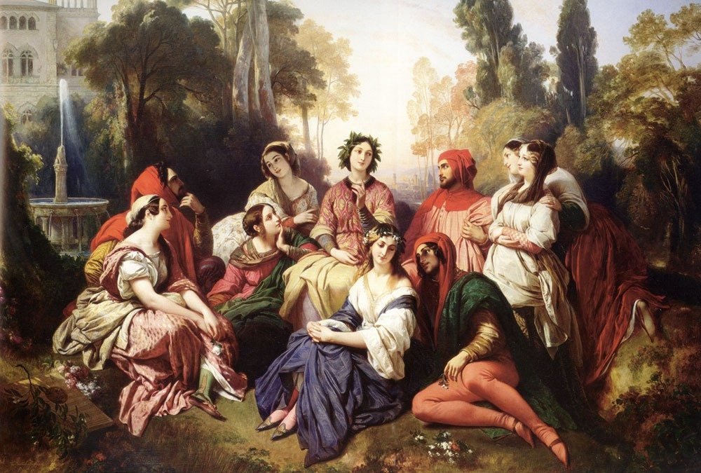 Decameron by Franz Xaver Winterhalter