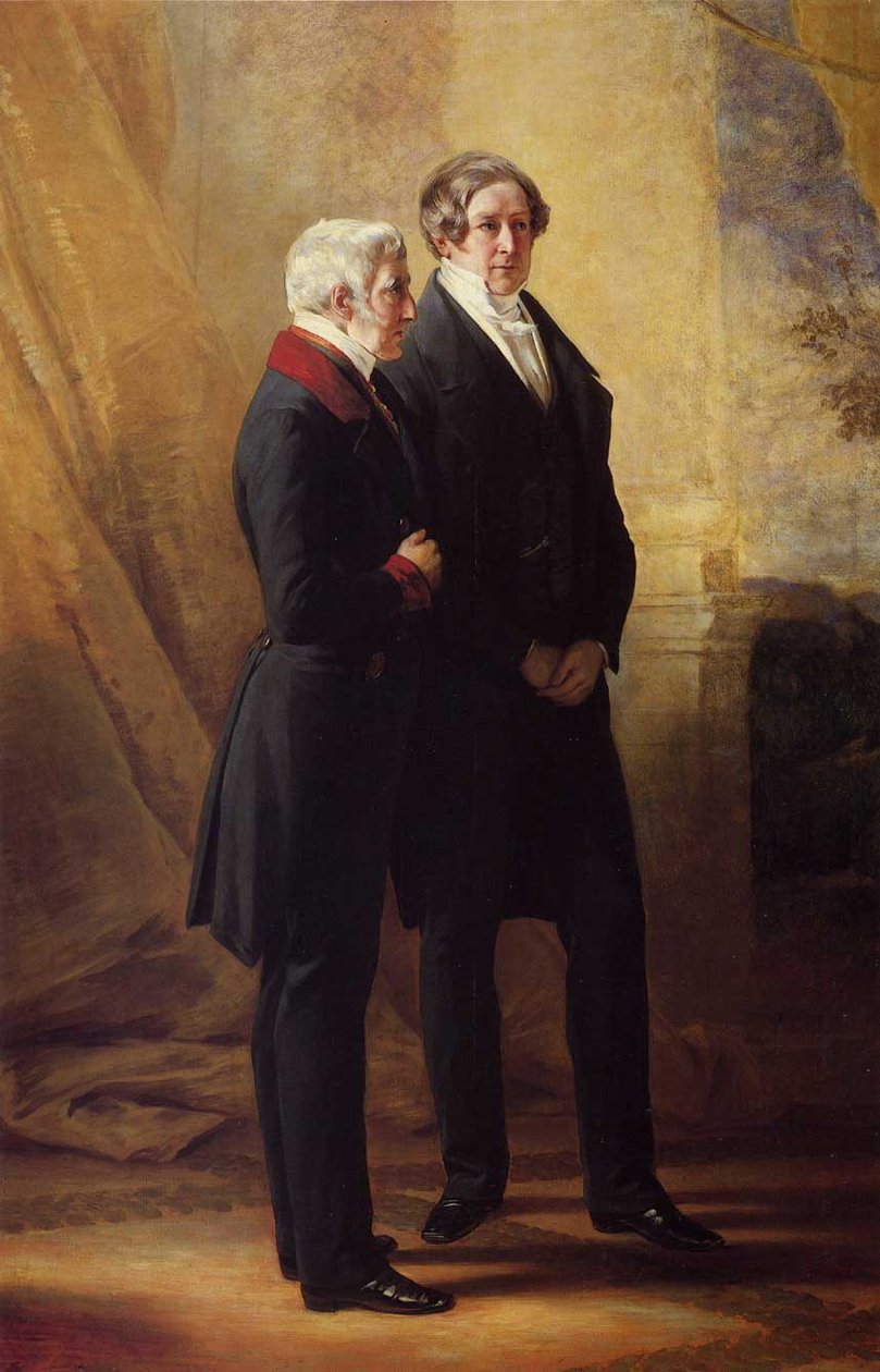 Wellington Dükü ve Sir Robert Peel by Franz Xaver Winterhalter