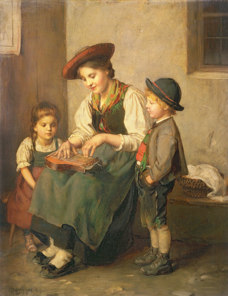 Kanun Oyuncusu by Franz Defregger