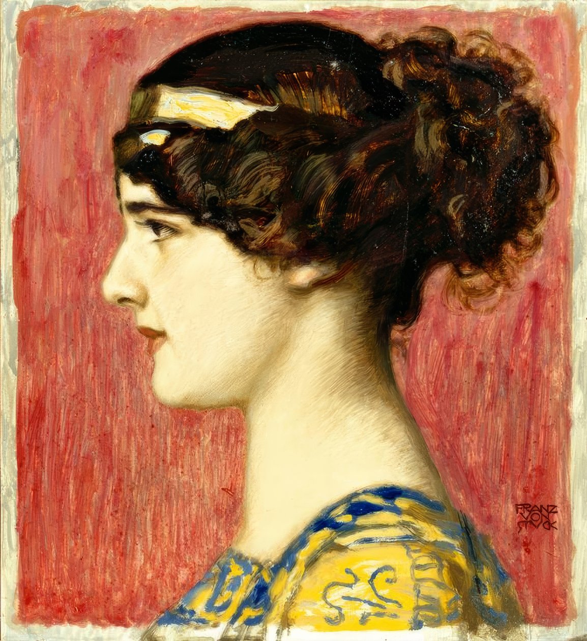 Franz von. Sıkışmış, Mary bir Yunan olarak by Franz von Stuck