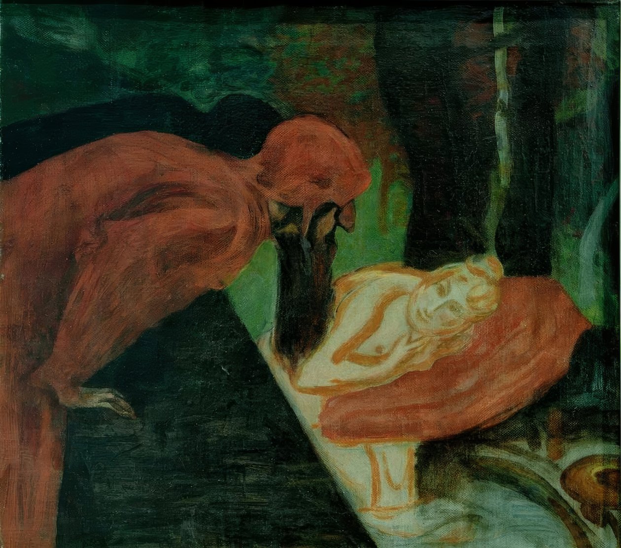 Susanna ve iki yaşlı insan by Franz von Stuck