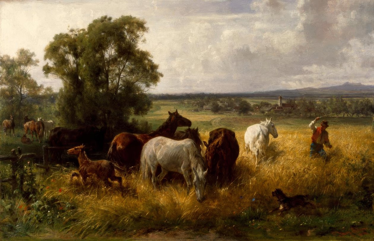 F. Adam, padok ötesinde by Franz Adam