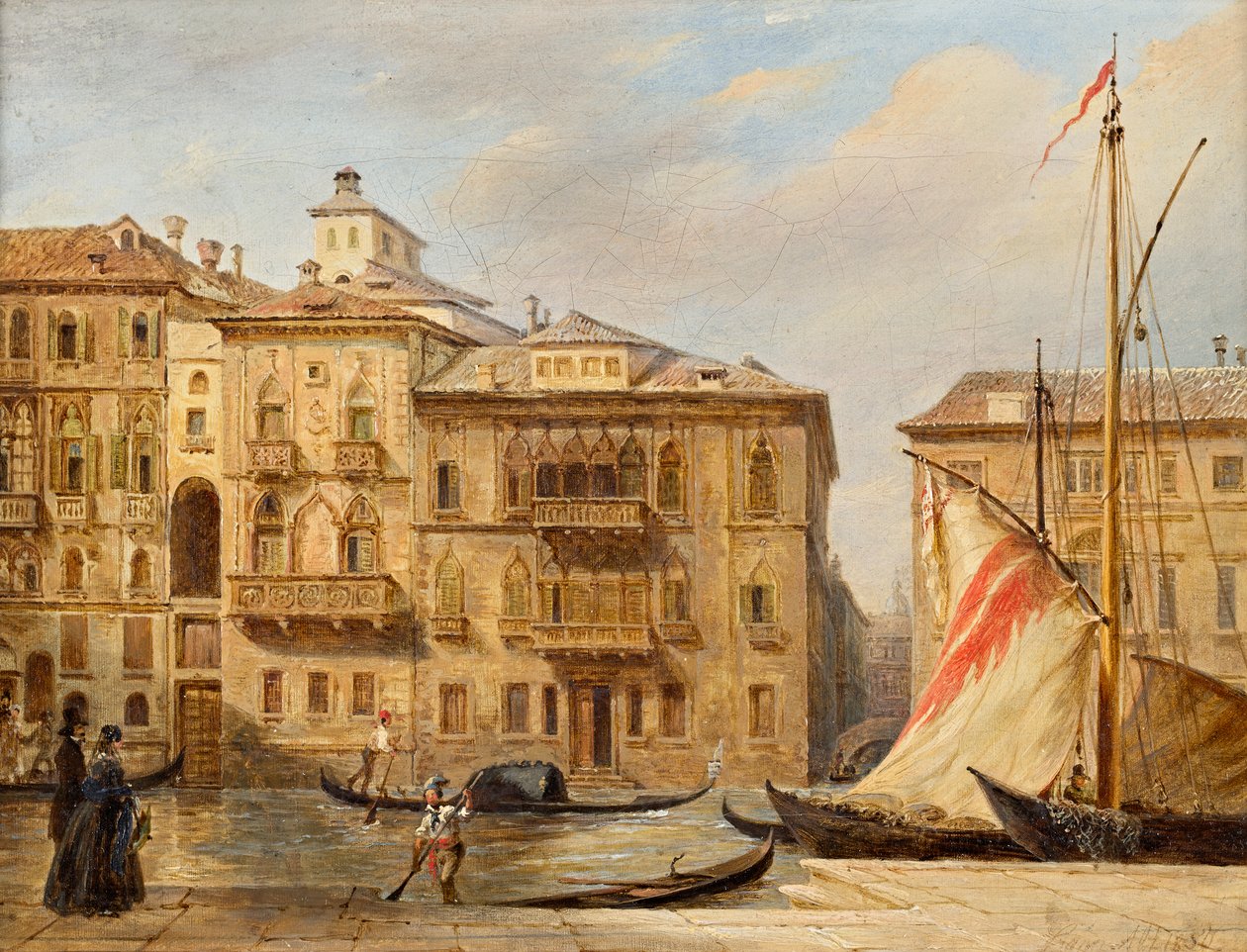 Venedik'teki Büyük Kanal by Franz Alt