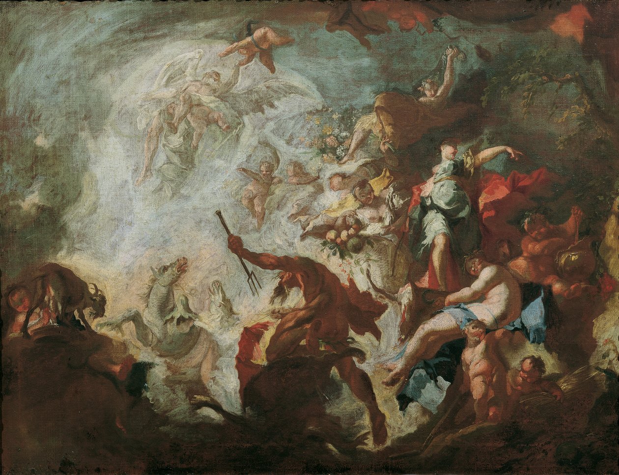 Altın Çağın Alegorisi by Franz Anton Maulbertsch
