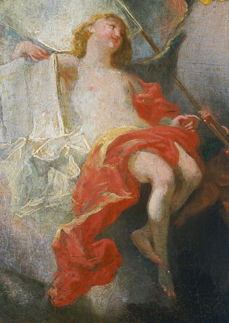 Melekler, Franz Anton Maulbertsch (1724-1796) tarafından yazılan Cizvitlerin Tüm Dünyaya Misyonu Alegorisinden detay. Almanya by Franz Anton Maulbertsch