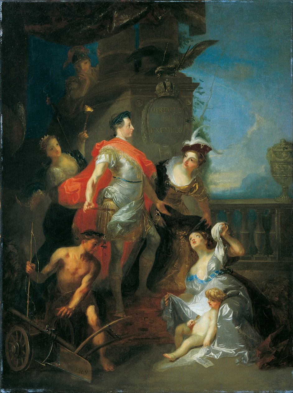Yüceltme Kaiser Josephs II. by Franz Anton Maulbertsch