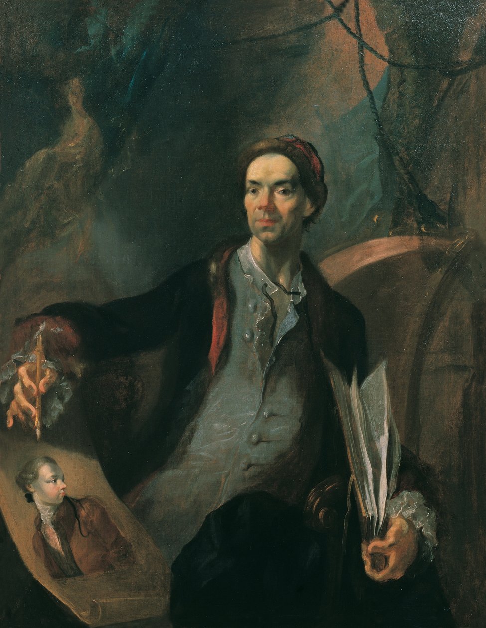 Otoportre, yaklaşık 1767. by Franz Anton Maulbertsch