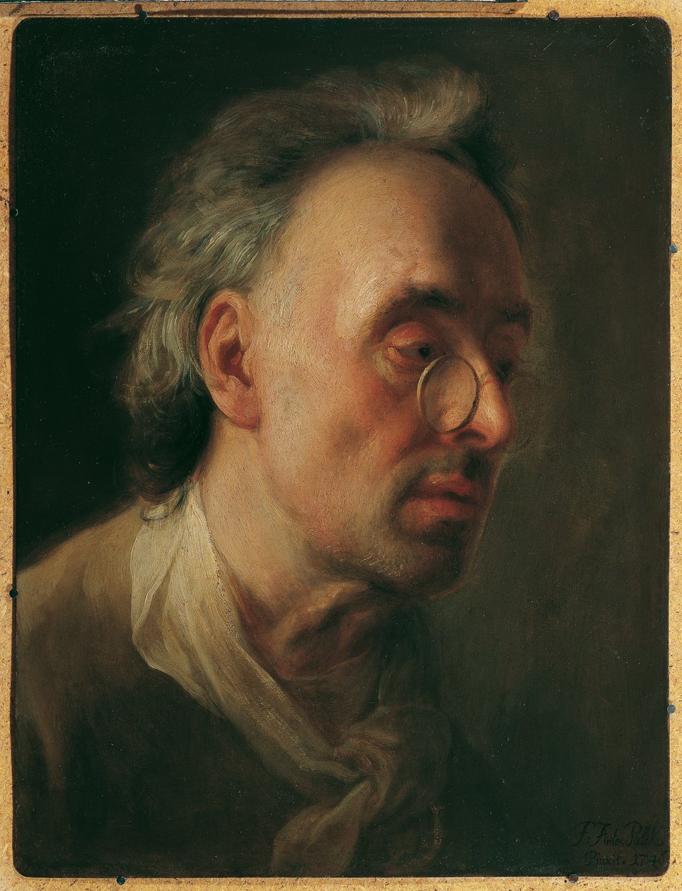 Sanatçının babasının portresi by Franz Anton Palko