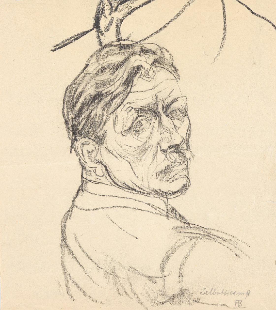 kendi kendine portre by Franz Barwig d. Ä.