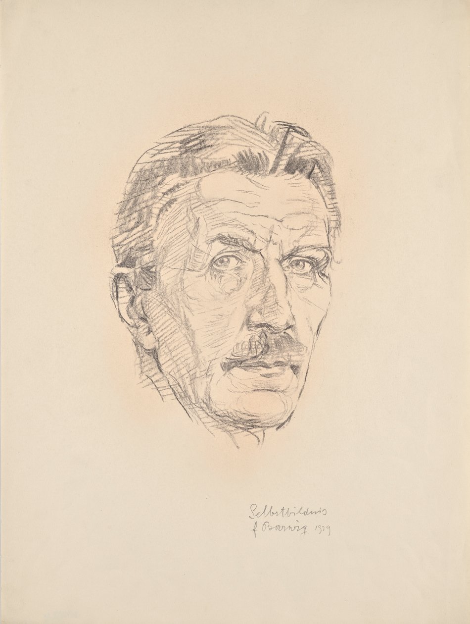 kendi kendine portre by Franz Barwig d. Ä.