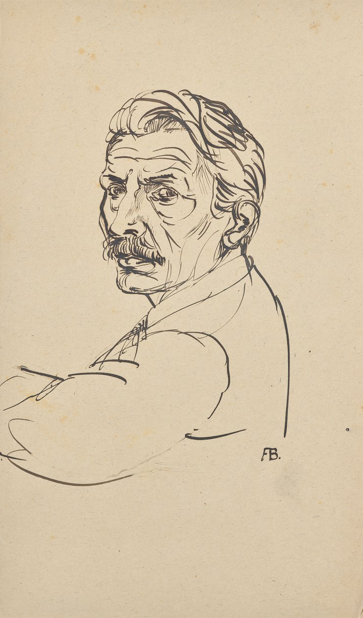 kendi kendine portre by Franz Barwig d. Ä.