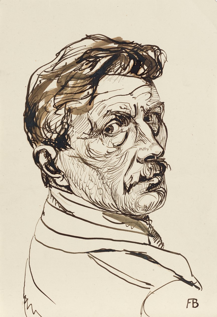 kendi kendine portre by Franz Barwig d. Ä.