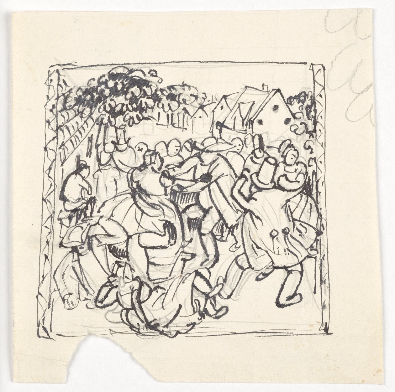 dans eden köylüler by Franz Barwig d. Ä.
