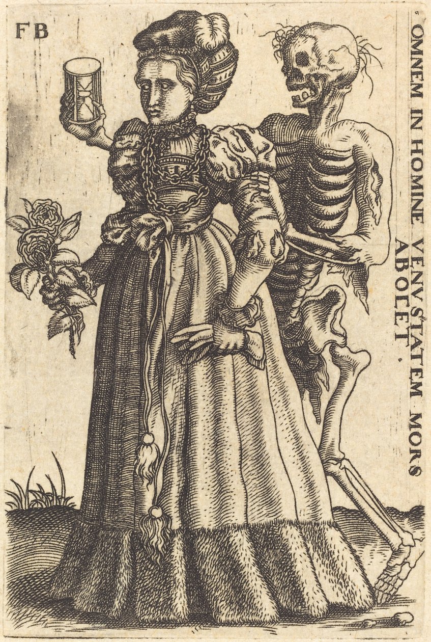 kadın ve ölüm by Franz Brun