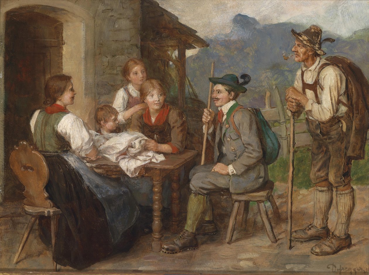 Salon-Tiroller by Franz Defregger