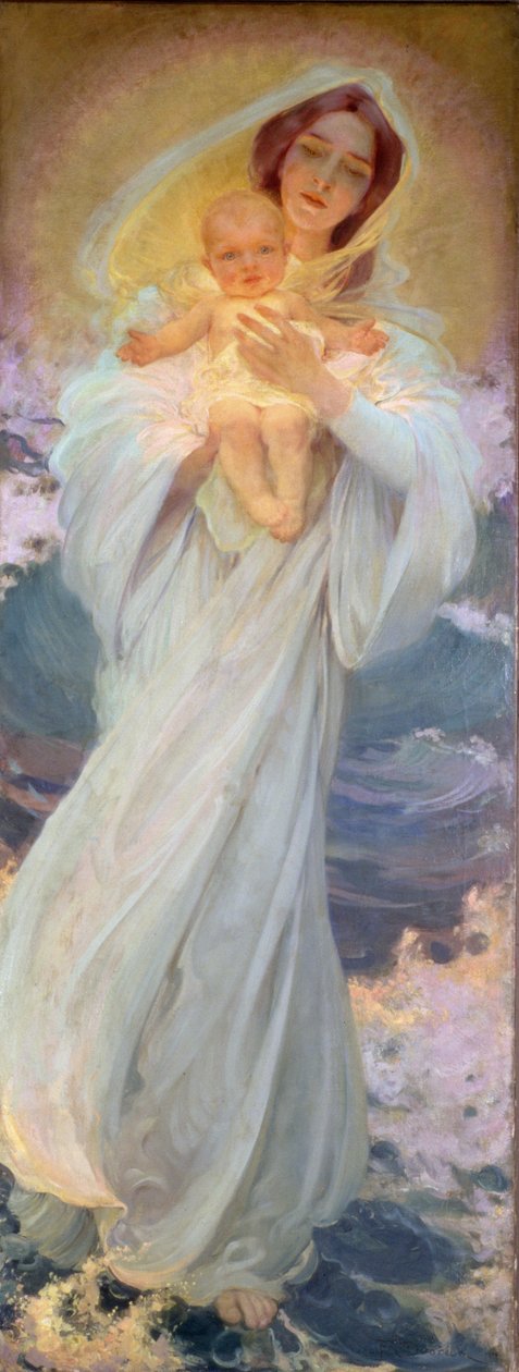 Anne ve Çocuk by Franz Dvorak