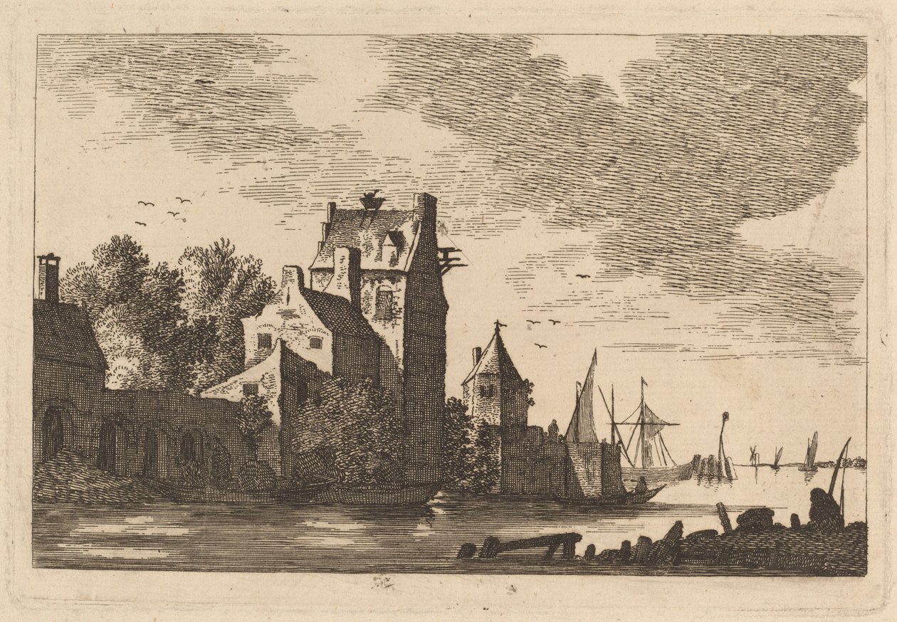 Girişteki Evler by Franz Edmund Weirotter