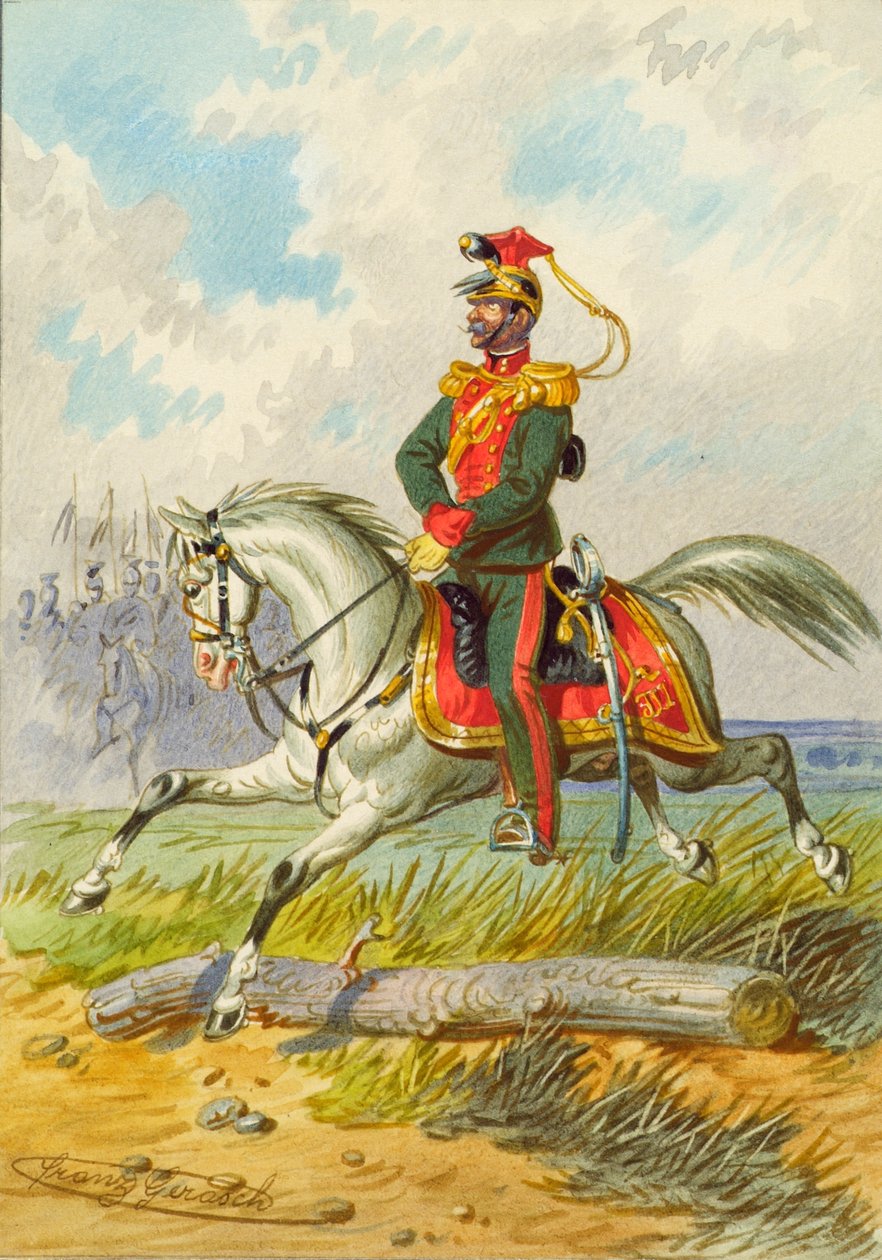 atlı asker by Franz Gerasch