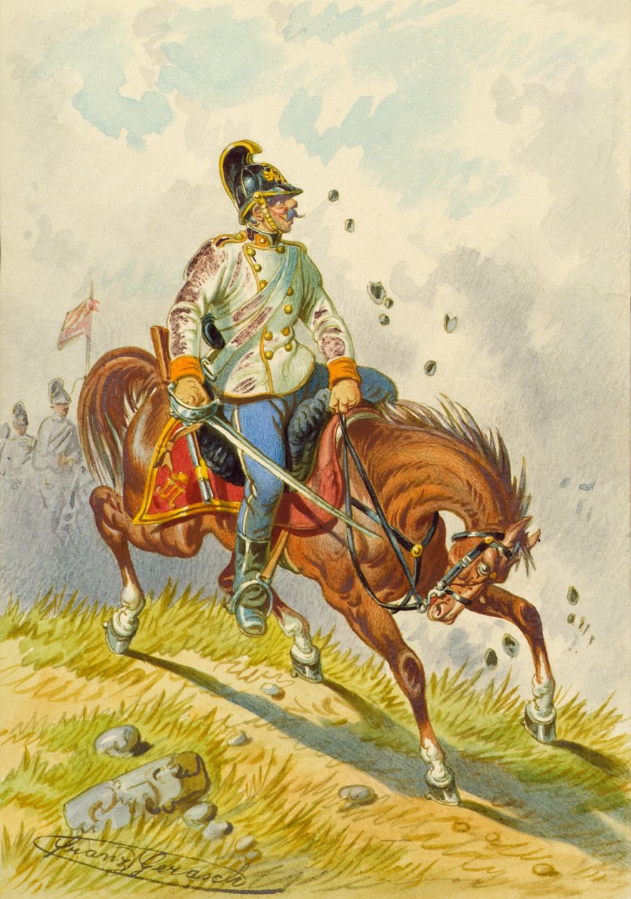 atlı asker by Franz Gerasch