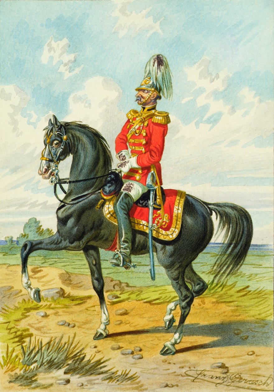 atlı asker by Franz Gerasch