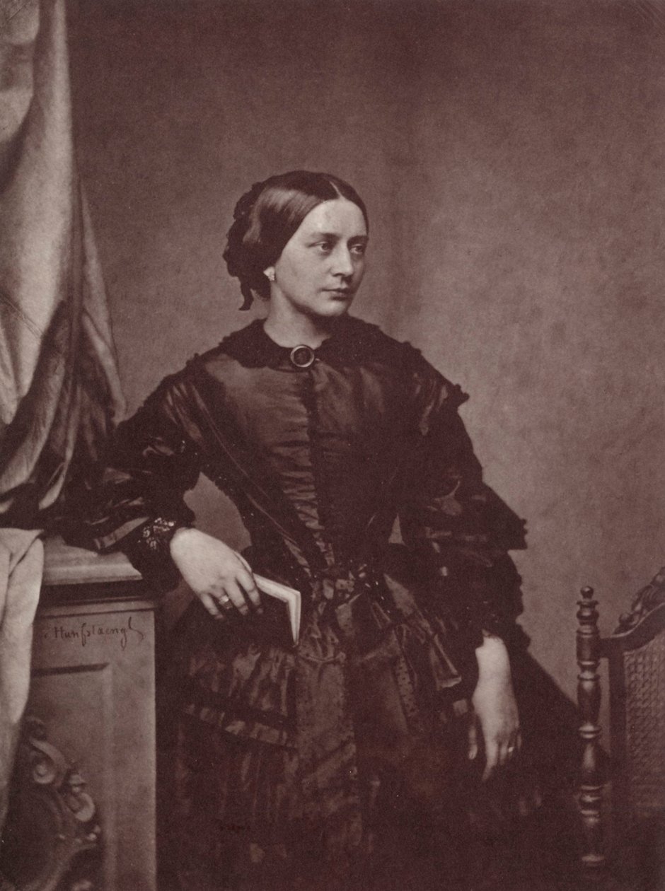 Clara Schumann, Alman piyanist ve besteci, 19. yüzyıl by Franz Hanfstaengl