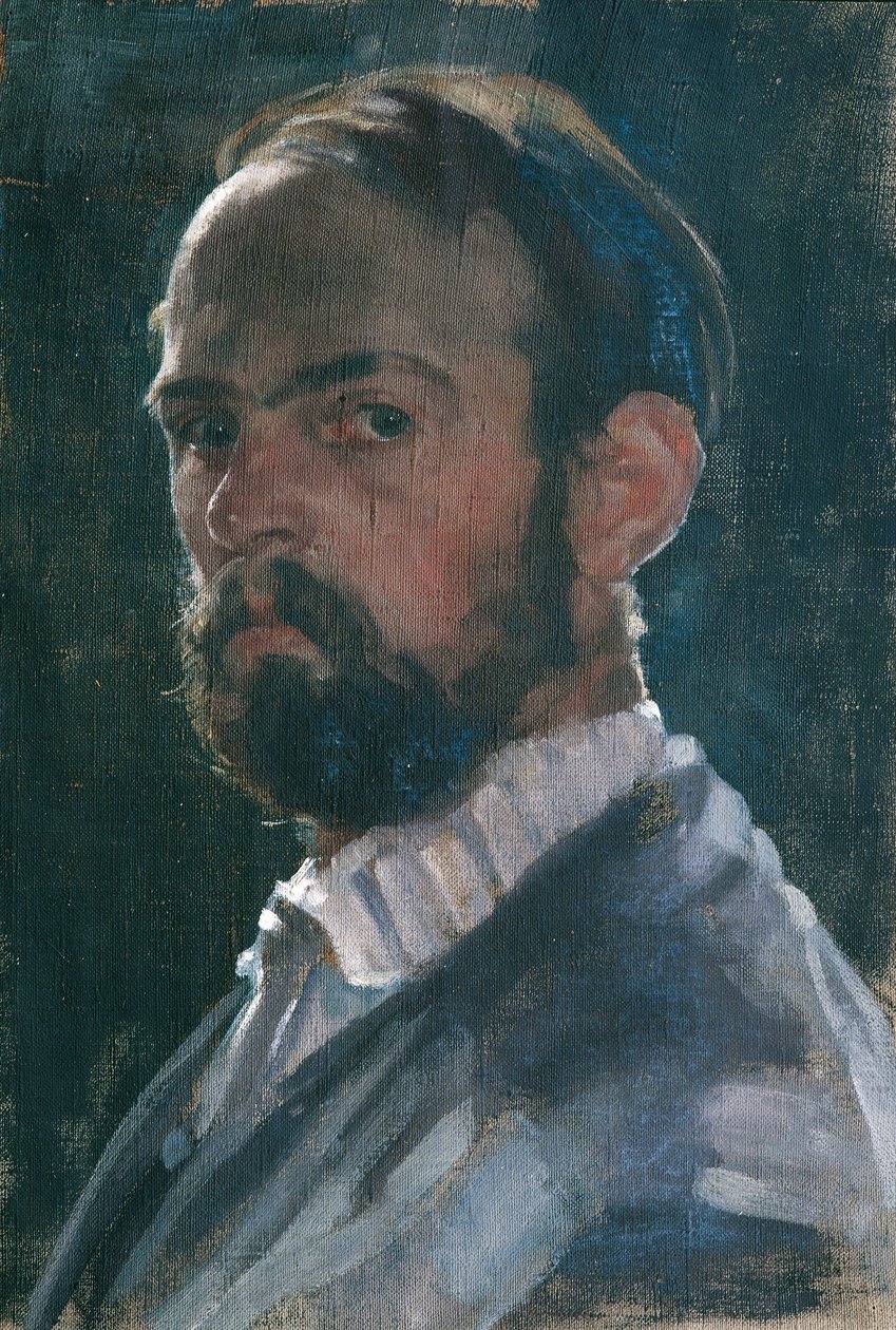 kendi kendine portre by Franz Hofer