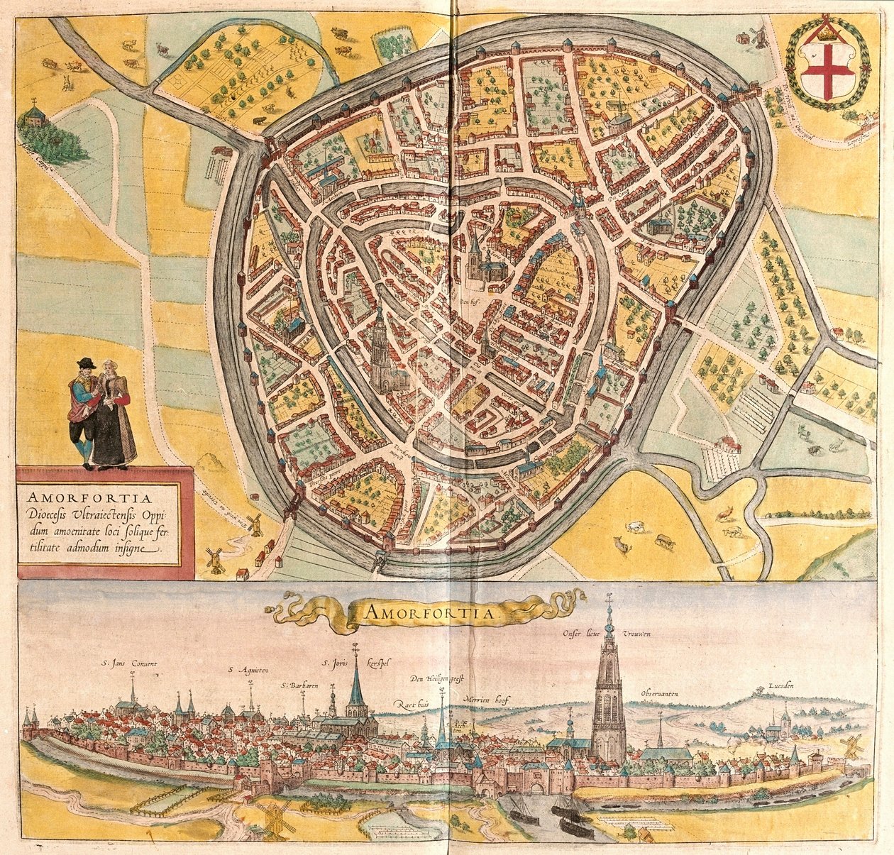Amersfoort, Hollanda by Franz Hogenberg