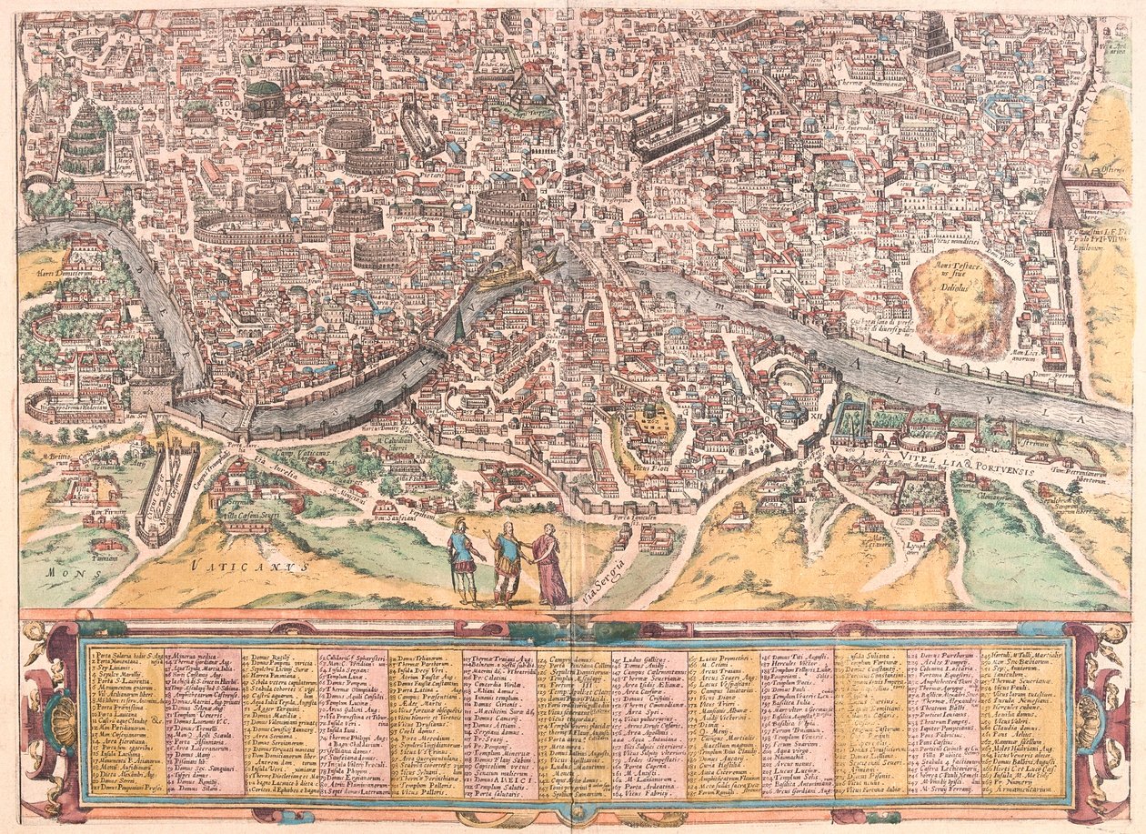 Antik Roma, Bölüm B, İtalya (gravür by Franz Hogenberg
