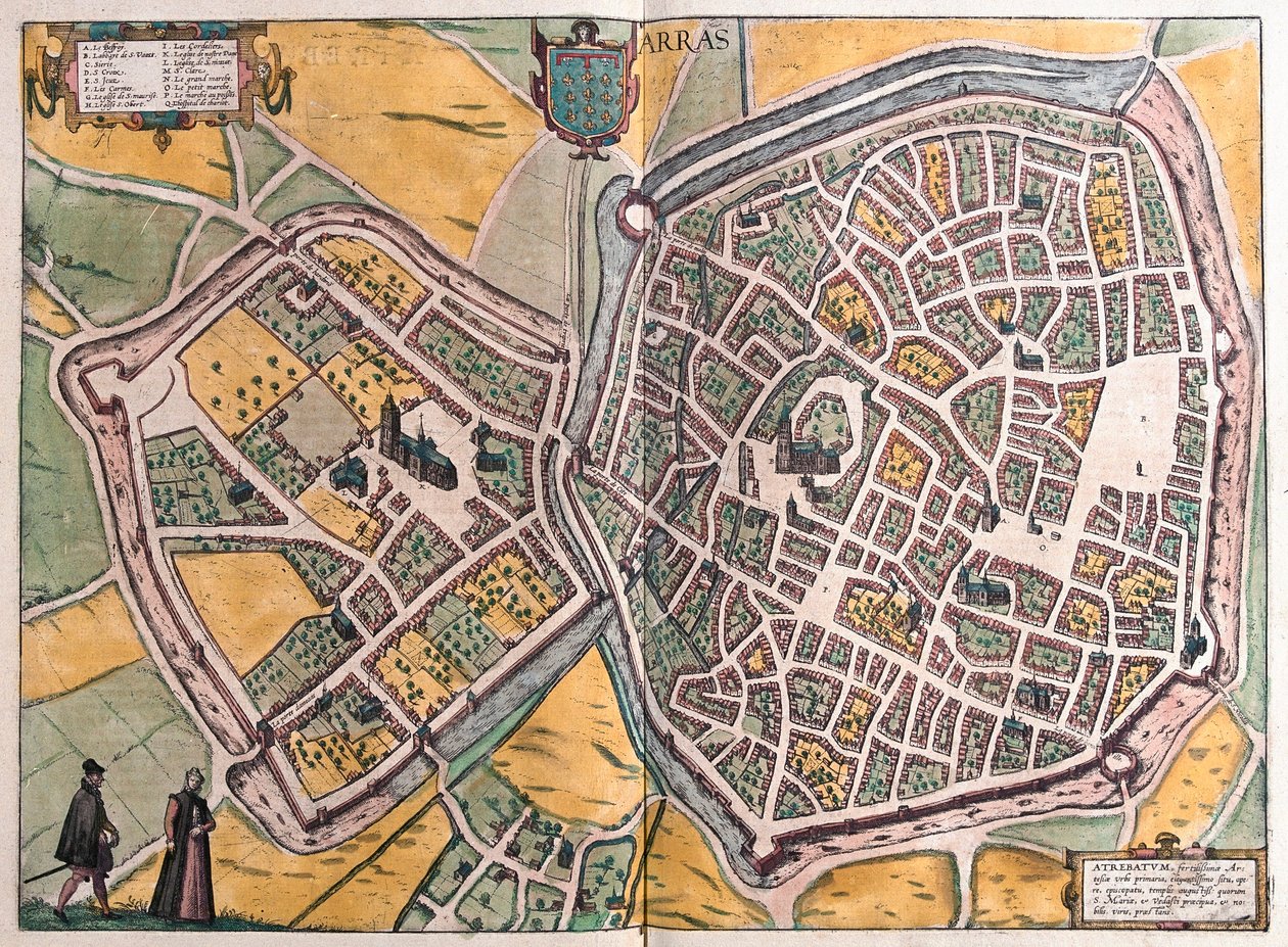 Arras - Kuzey Fransa by Franz Hogenberg