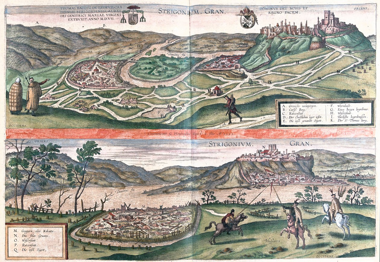 Estergon, Macaristan by Franz Hogenberg
