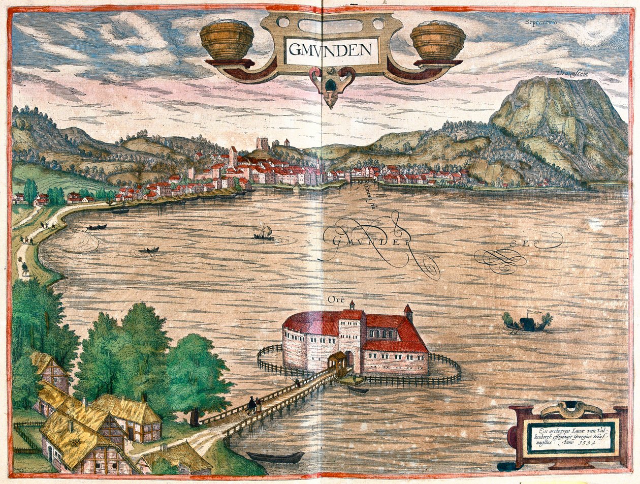 Gmunden, Avusturya by Franz Hogenberg