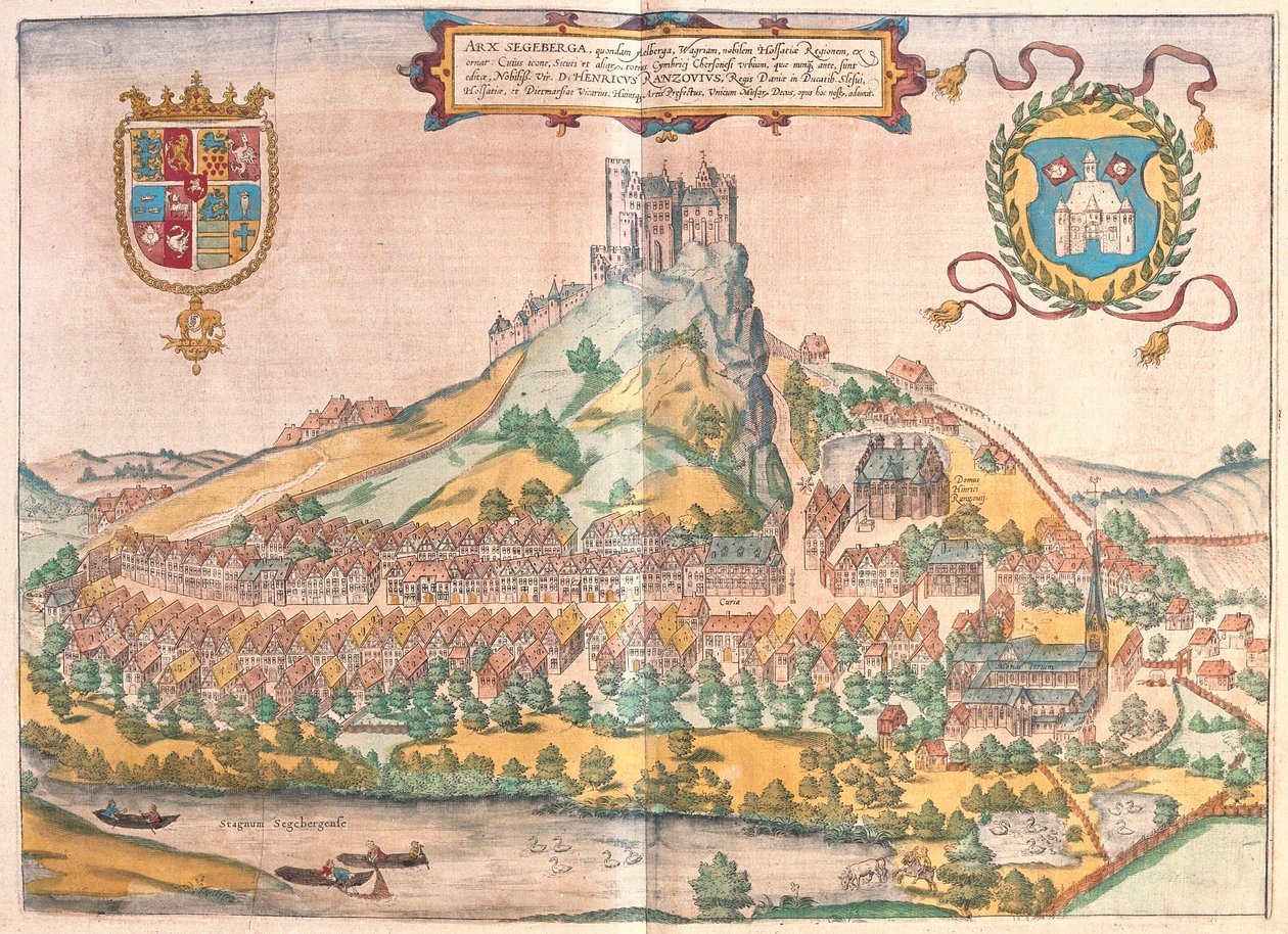 Ciltli, Segeberg, Almanya (gravür by Franz Hogenberg