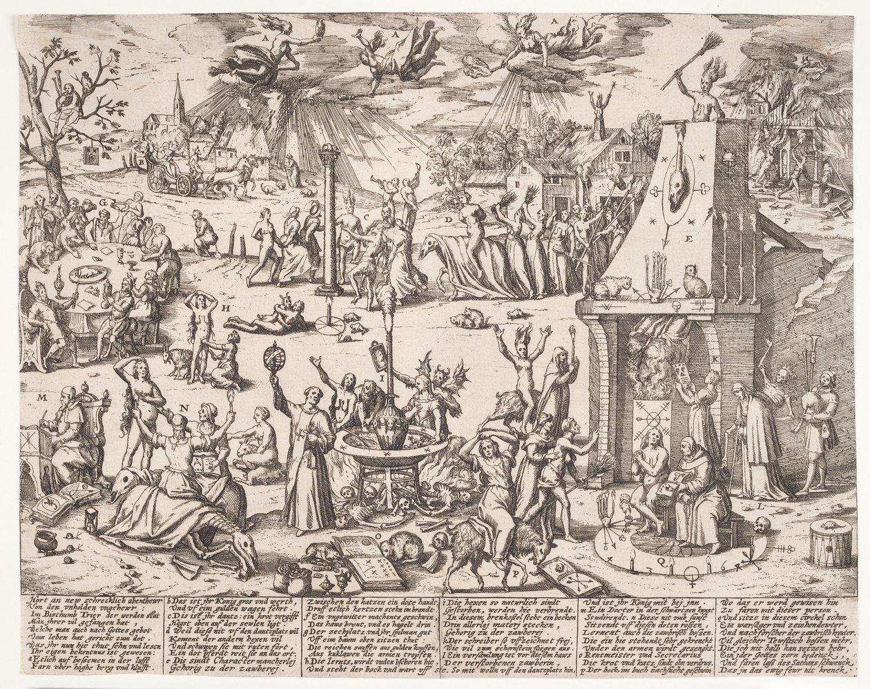 Heksesabbath by Franz Hogenberg