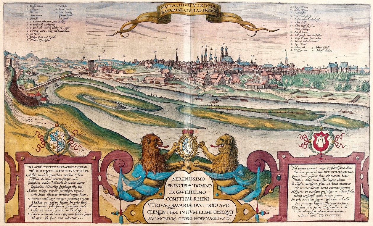 Münih, Almanya by Franz Hogenberg