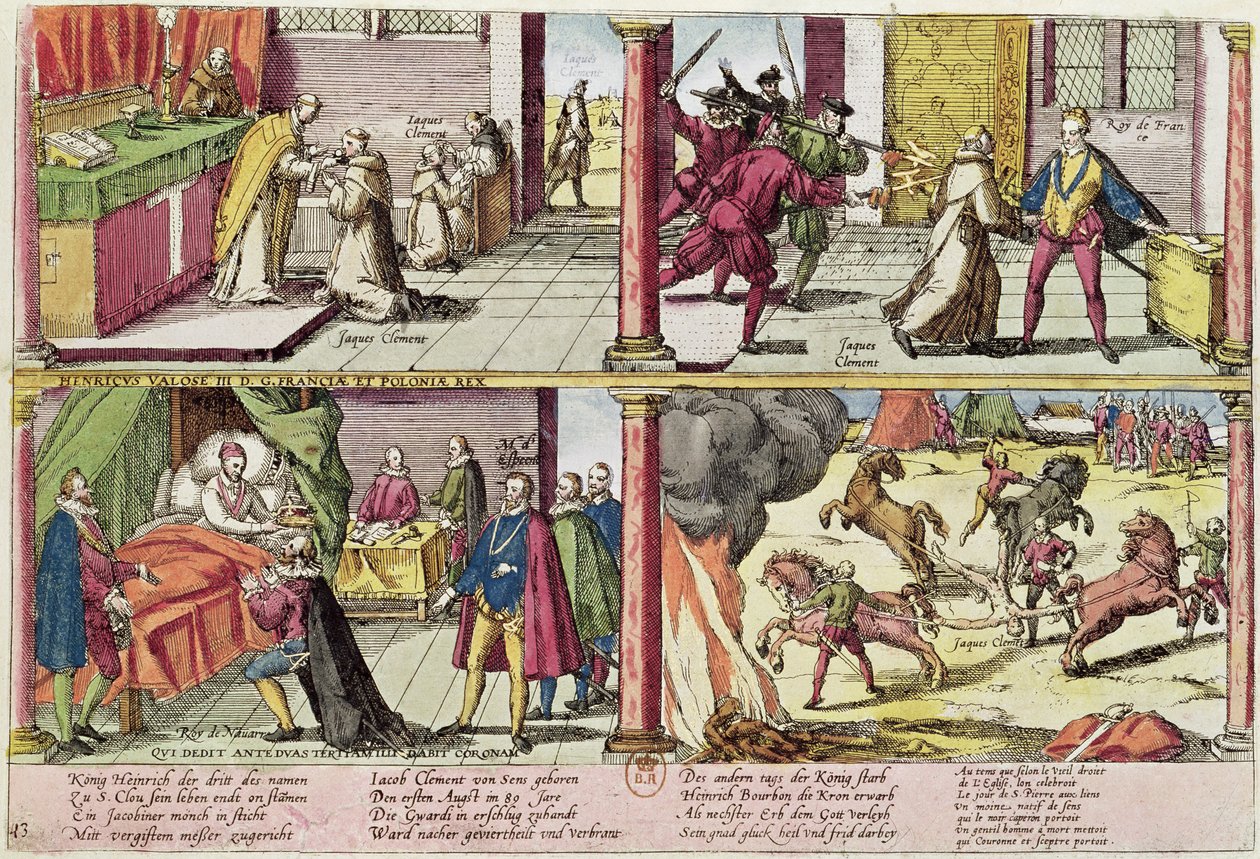 Henri III (1551-89) Suikastı ve Katili Jacques Clement