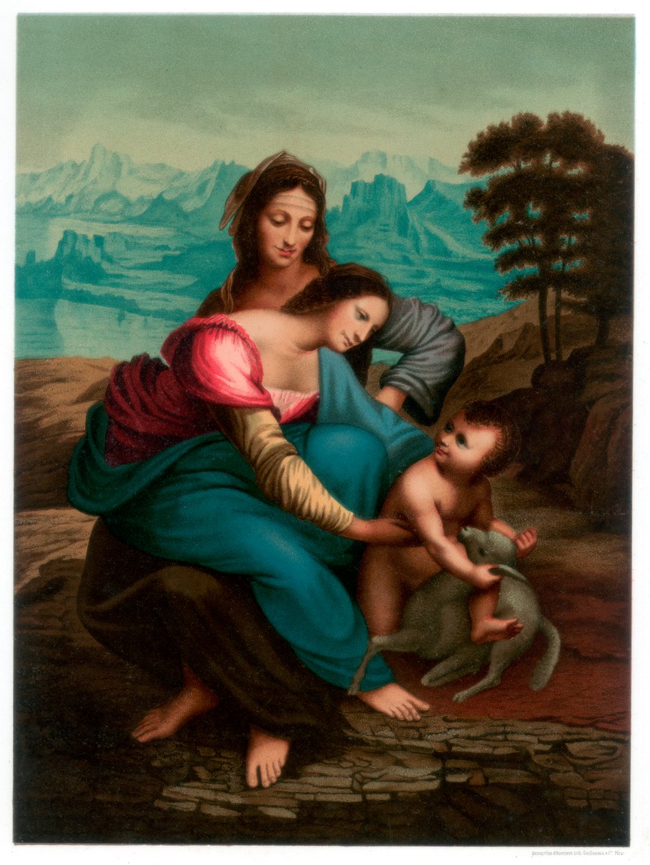 Aziz Anne ile Bakire ve Çocuk, c1510 1870 by Franz Kellerhoven