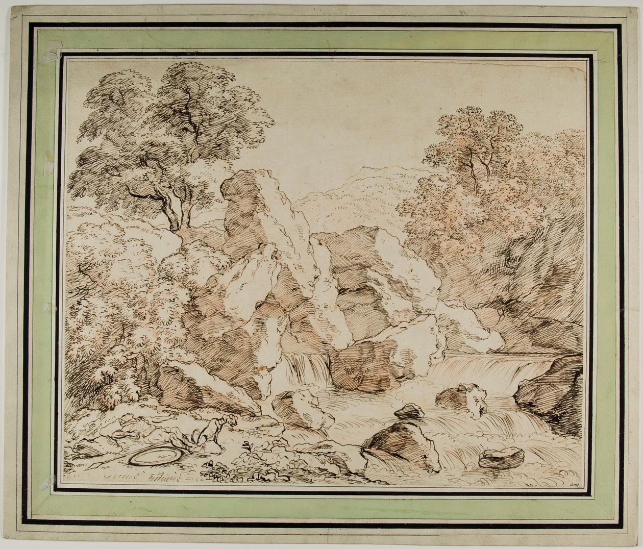Savaşçı ve Köpek Dinlendirme, Rocky Rapids by Franz Kobell