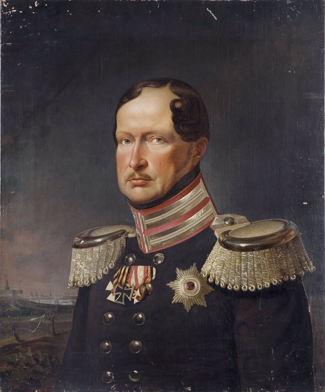 Frederic Guillaume III de Prusse - Prusyalı Frederick William III (1797-1840), Kruger, Franz (1797-1857). Tuval üzerine yağlıboya. Ulusal Müze Stockholm by Franz Krüger