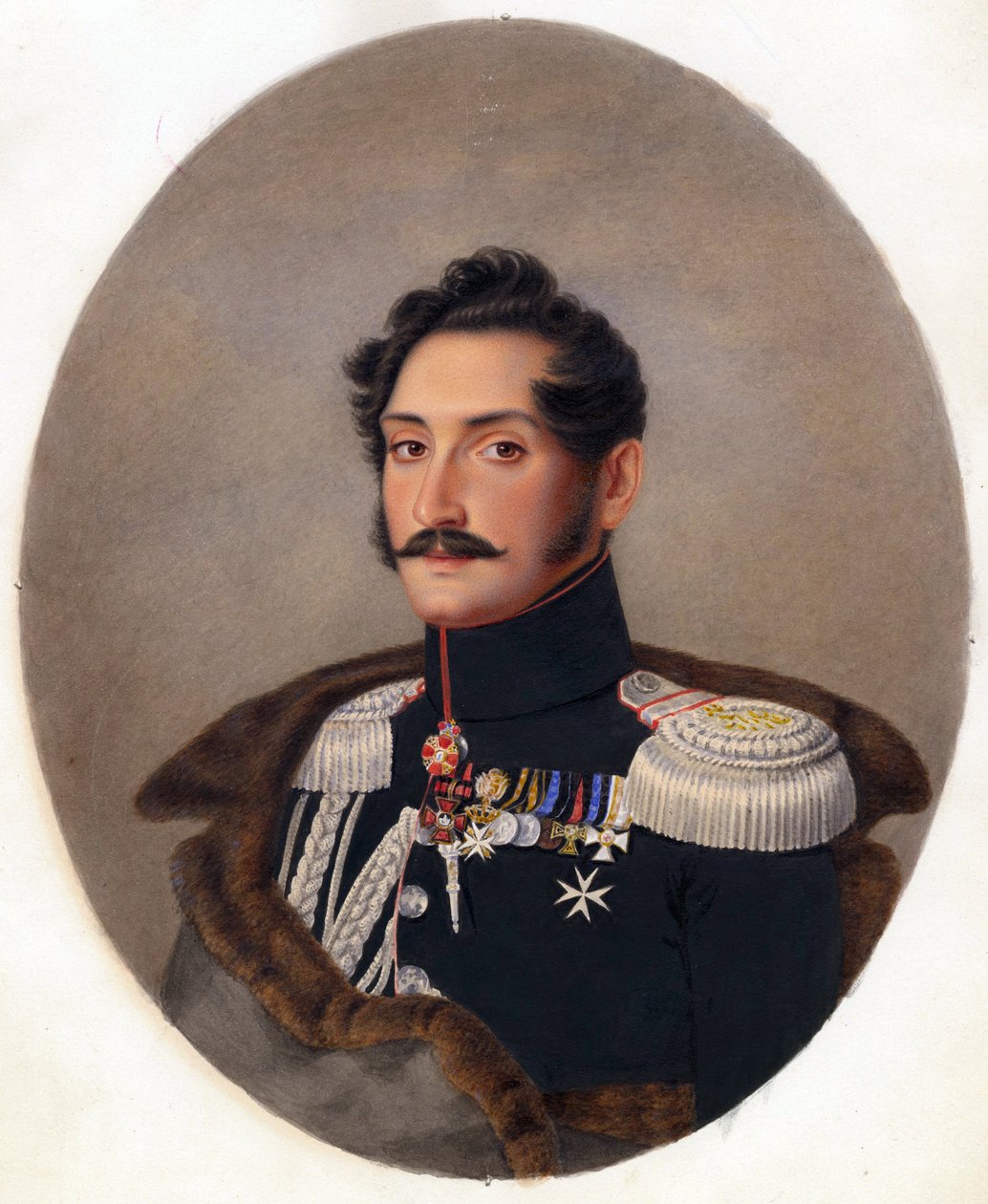 Portre du prens Alexey Fyodorovich Orlov by Franz Krüger