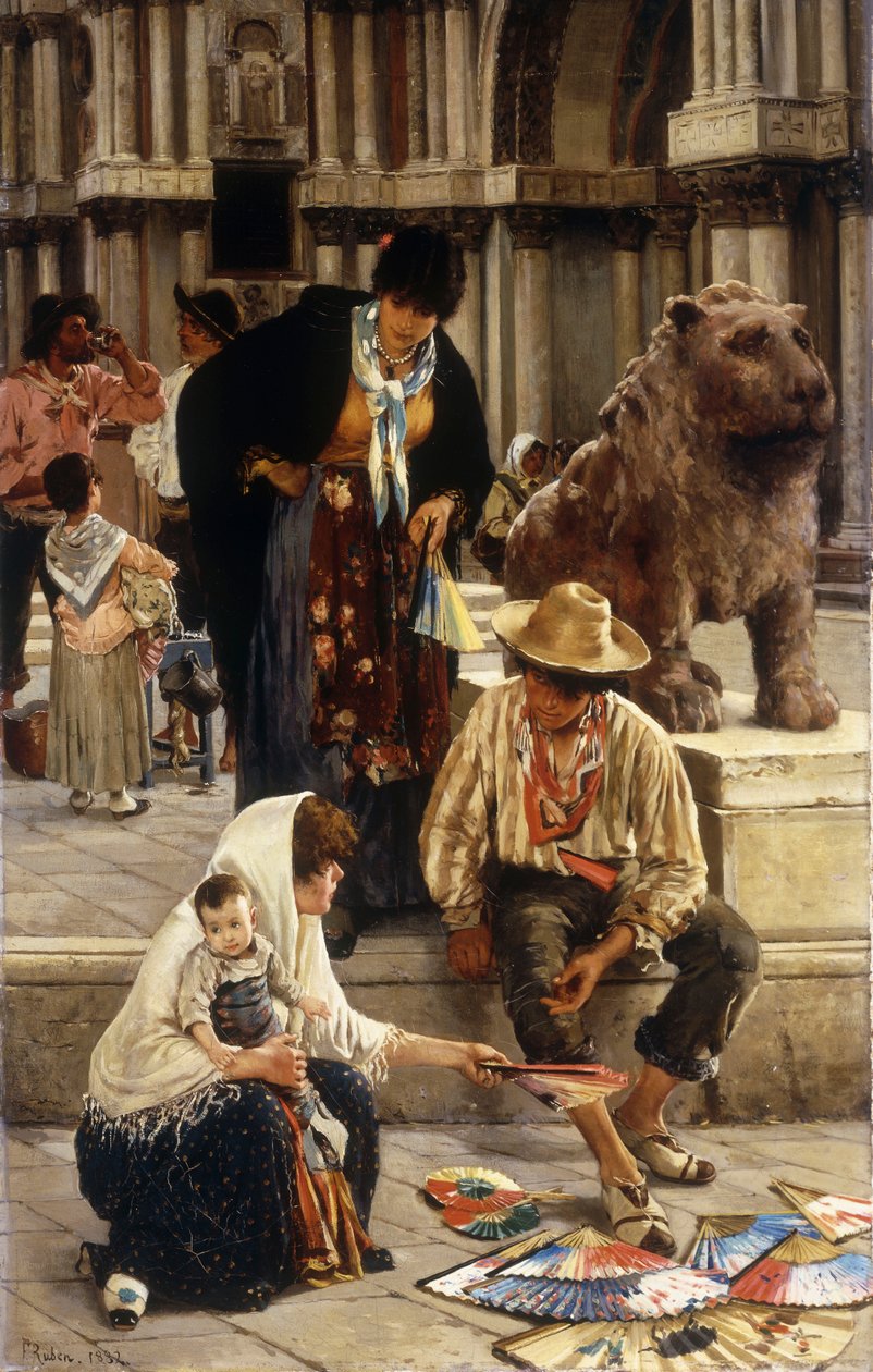 Hayran Satıcısı, 1882 by Franz Leo Ruben