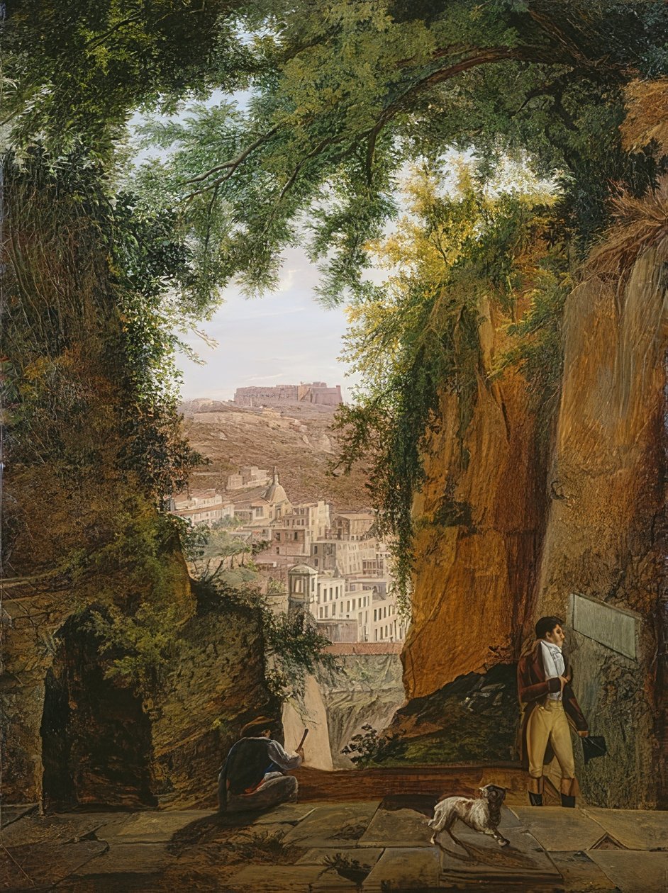 Napoli şehri üzerinde Virgil