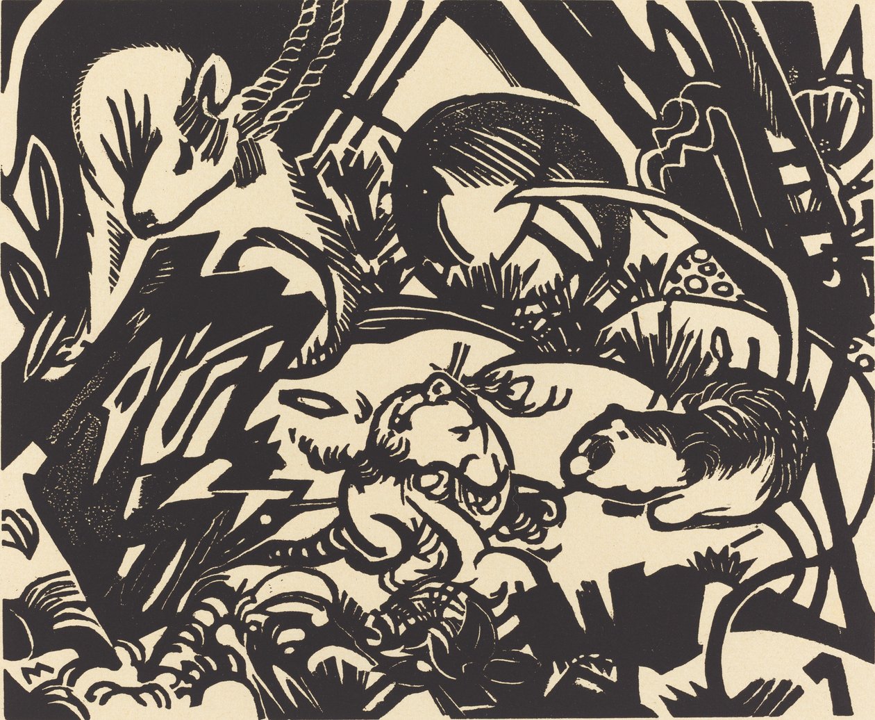 Hayvan Efsanesi Hayvan Efsanesi, 1912. by Franz Marc