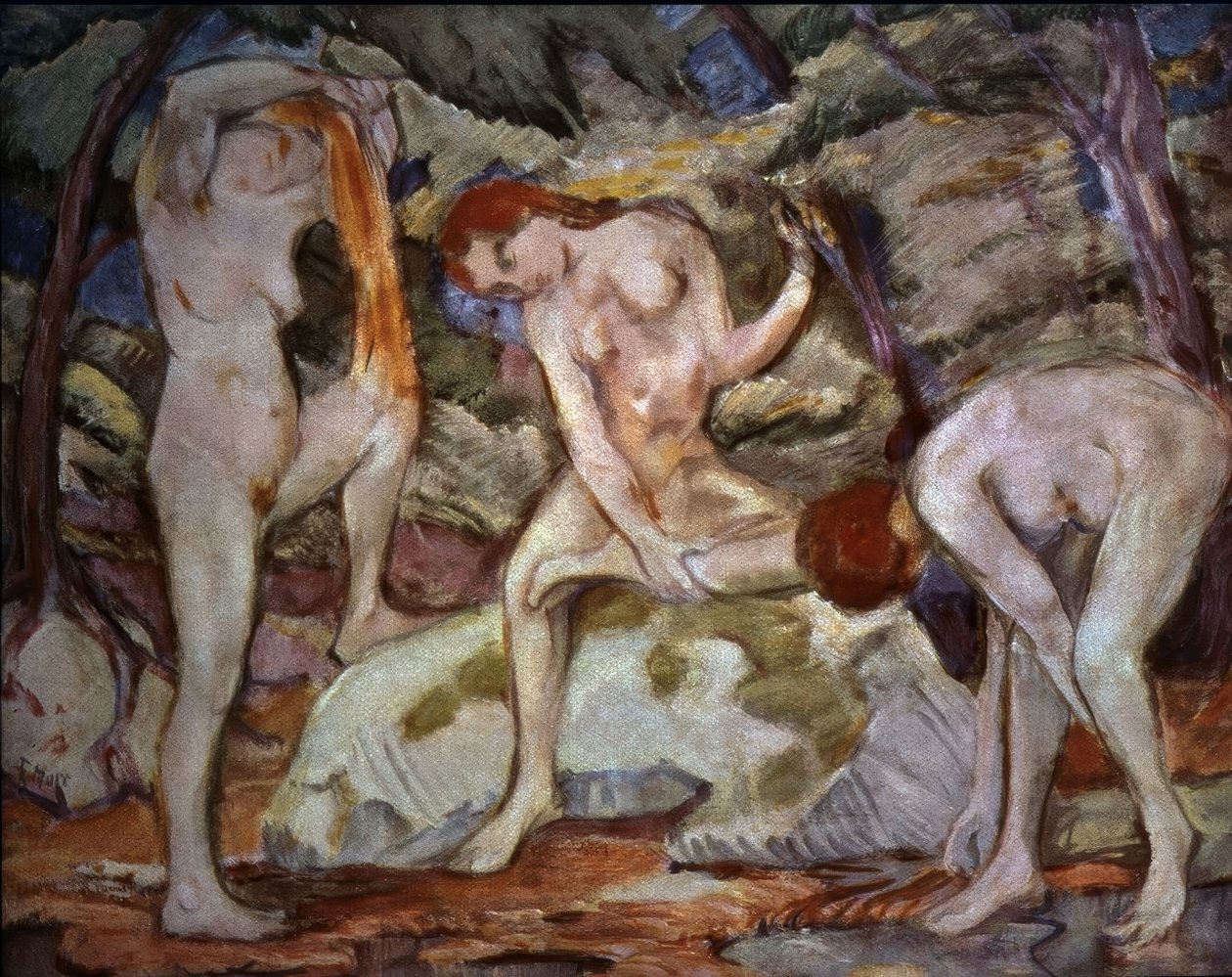 BANYOLAR - 1910 - O / L - 106 × 141 by Franz Marc
