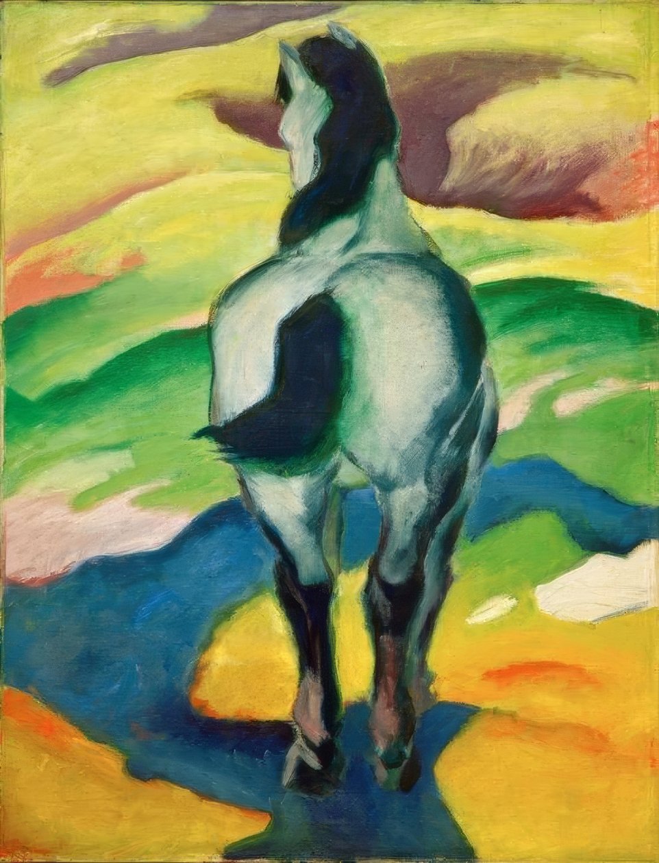 Mavi at II by Franz Marc