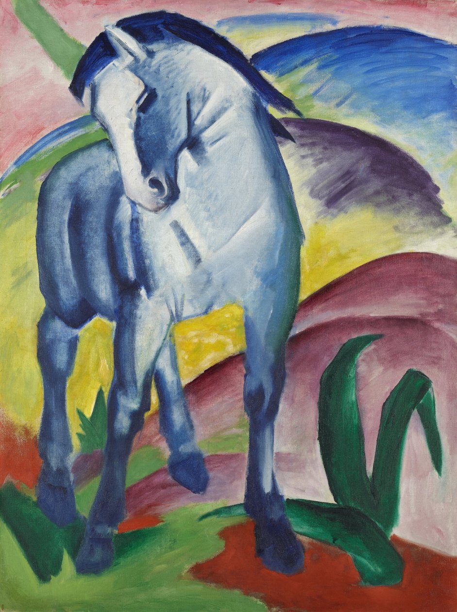 mavi at ben by Franz Marc