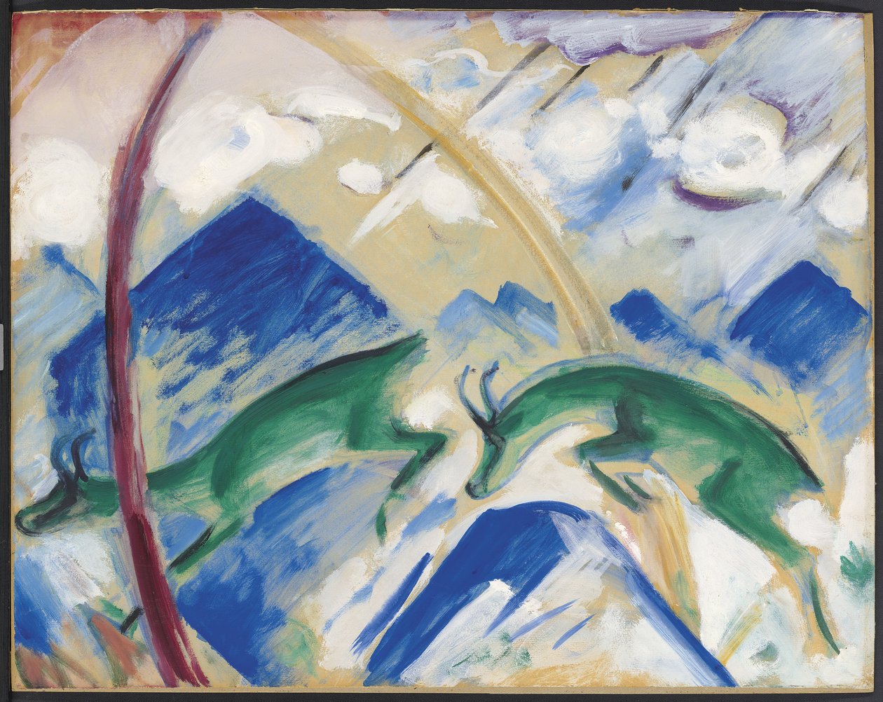 güderi, 1911 by Franz Marc